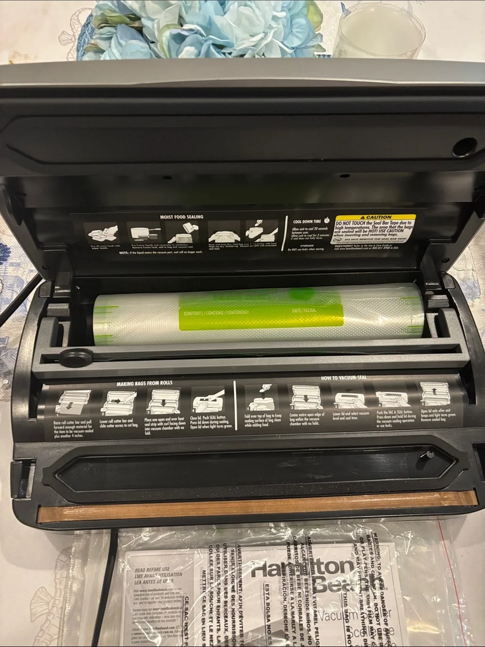 Hamilton Beach NutriFresh Vacuum Sealer- Model: 78220